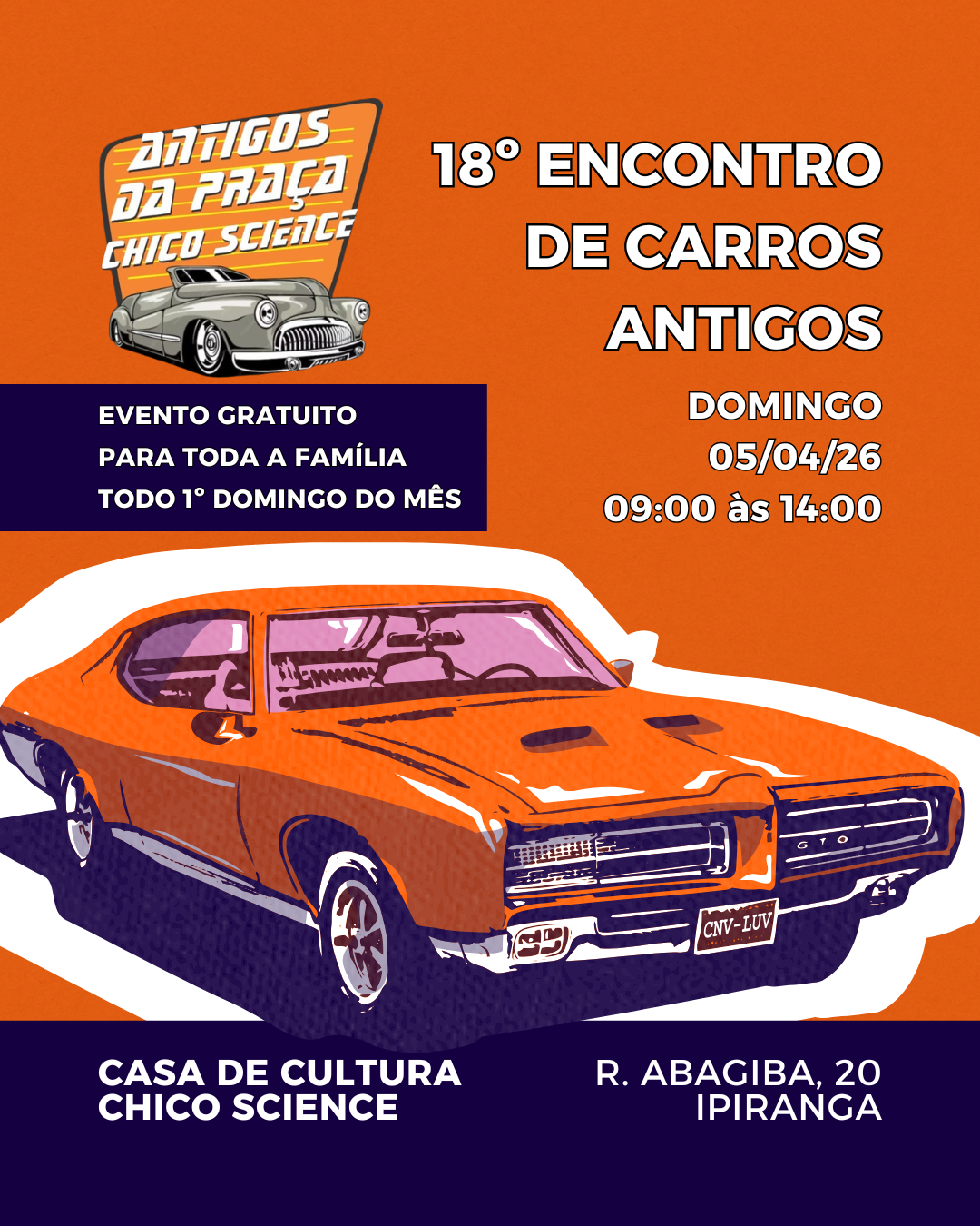 Flyer - Encontro de Carros