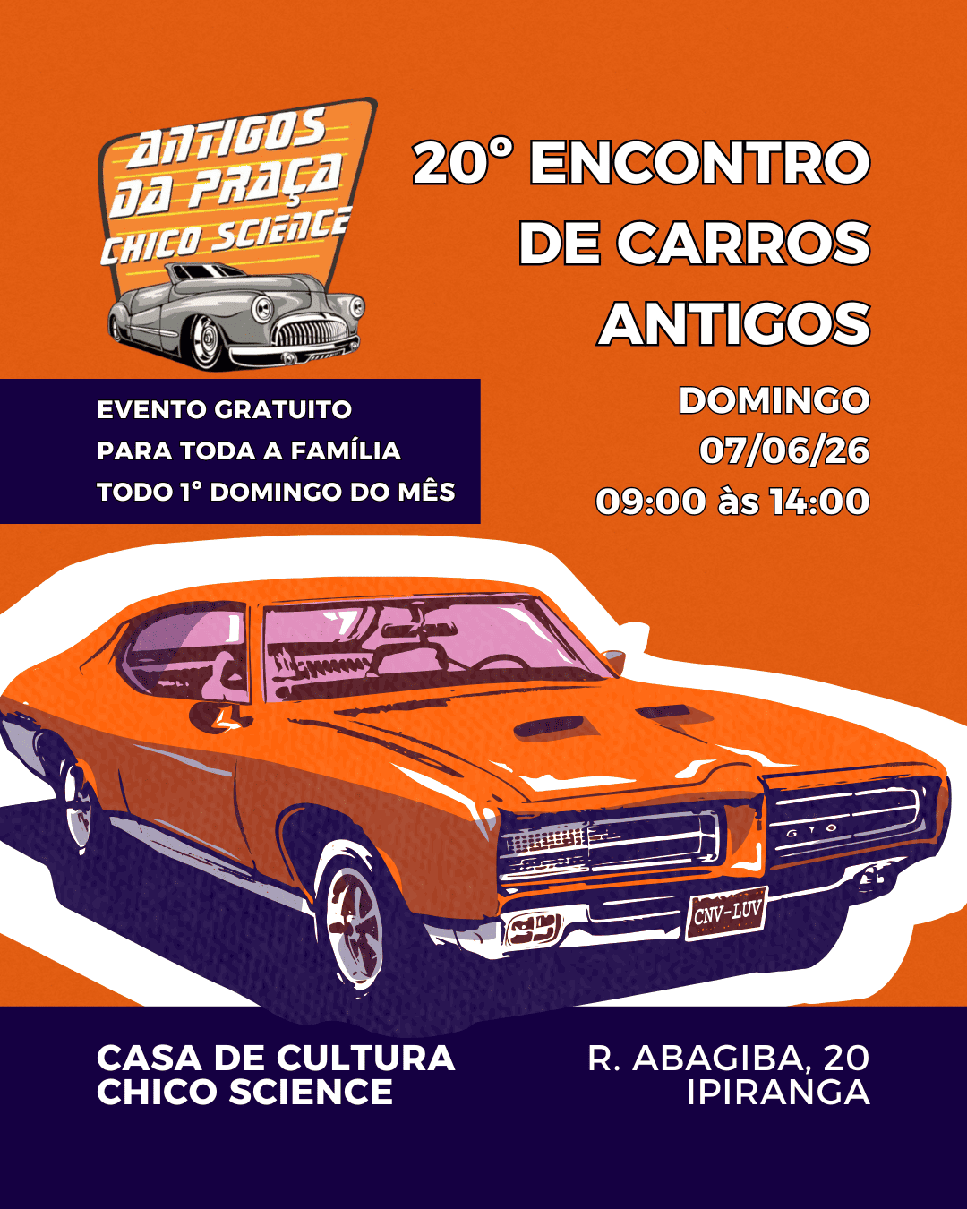 Flyer - Encontro de Carros