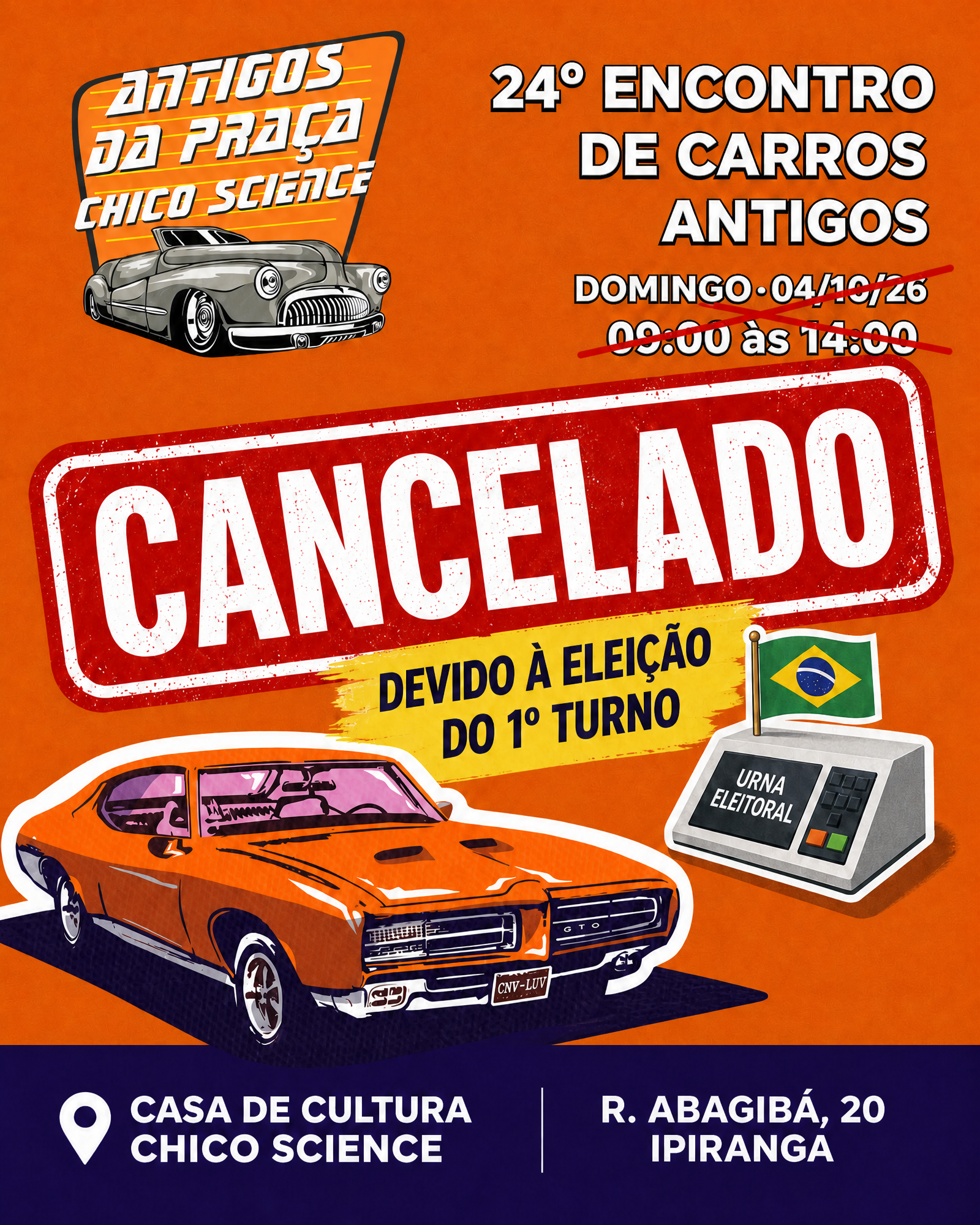 Banner Cancelamento - Endereço Corrigido